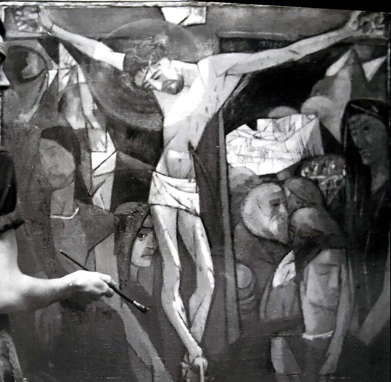 [Kreutzigung, Crucifixion, circa 1952]